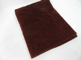 Pottery Barn Velvet Burgundy Wine Cotton Standard Sham - £25.58 GBP