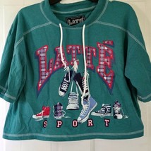 Vintage Latté Cropped Shirt, Size L - $18.00