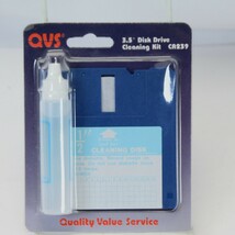QVS 3.5&quot; Disk Drive Cleaning Kit  CA239 FACTORY SEALED 1993 - $16.65