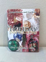 2001 Better Homes and Gardens Holiday Inspirations Food/Crafts Hardback Book - £5.87 GBP
