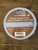 Foam Products Wood Floor Wall Planks Tile Blue Tape Adhesive 2" X 40' Re... - €8,46 EUR Foam Products Wood Floor Wall Planks Tile Blue Tape Adhesive 2" X 40' Re... - €8,46 EUR