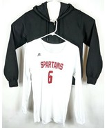 Womens Spartans Volleyball Shirt Large &amp; Central Basketball Hoodie - $48.86 CAD