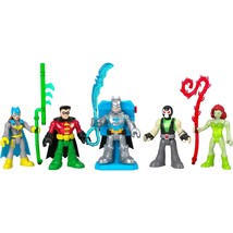 DC Super Friends Fisher-Price Imaginext Batman Battle Multipack Figure Set of 5  - £12.78 GBP