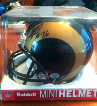 Rams Tye Hill autographed mini football helmet. Riddell. Never opened.  - $20.00