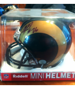 Rams Tye Hill autographed mini football helmet. Riddell. Never opened.  - $20.00