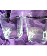 Jack Daniel&#39;s Lowball Glasses Old No.7 Glasses Set of 2 Whiskey Lowball ... - £10.21 GBP