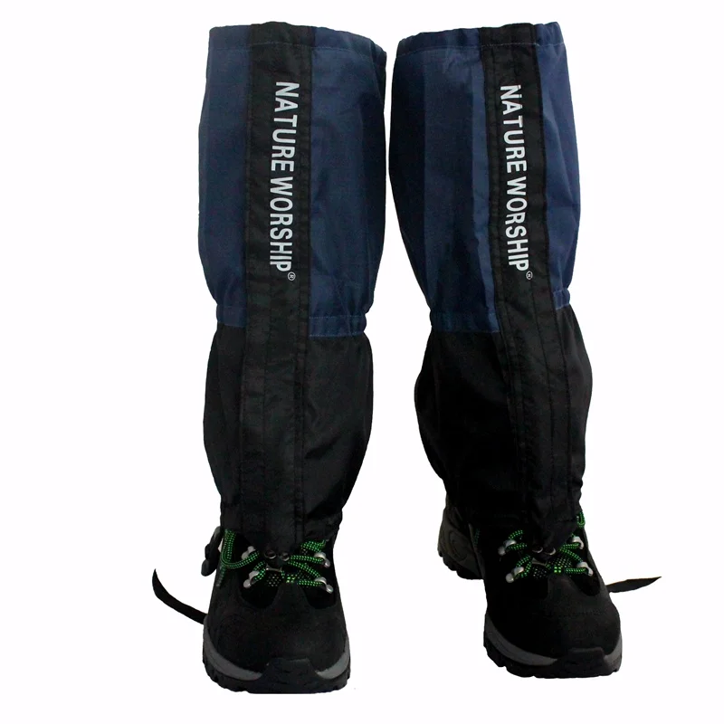 Natrure woship 1 Pair Waterproof Outdoor Hi Wal Climbing Snow Legging Gaiters sk - £99.56 GBP