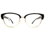 BCBGMAXAZRIA Longchamp Eyeglasses Frames ASHLYN BLACK Grey Gold 53-17-140 - £62.12 GBP