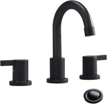 Phiestina Wf15-1-Mb 3-Hole Low-Arch 2-Handle Widespread, Up Drain Assembly. - $55.95