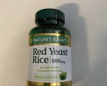 Nature&#39;s Bounty Red Yeast Rice 600 mg - 120 Capsules Expires 1/26 - £17.40 GBP