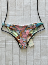 Maaji Swimwear Blossom Coquette Signature Cut Reversible Bikini Bottom (L) Nwt $ - £52.33 GBP