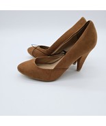 Forever 21 Pumps Womens Size 6.5 Pointed Toe Faux Suede Brown / See The ... - $734.95 MXN