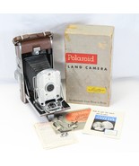 Polaroid Speedliner Land Camera Model 95B Brown Instant Film w/box Working - $78.39