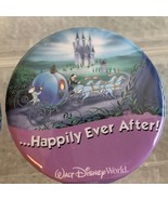 Walt Disney 2 Button Set WDW Happily Ever After Pins Cinderella Coach Re... - £14.32 GBP