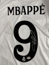 Kylian Mbappe PSA/DNA Signed AUTOGRAPHED Real Madrid Jersey - $15,410.58 MXN