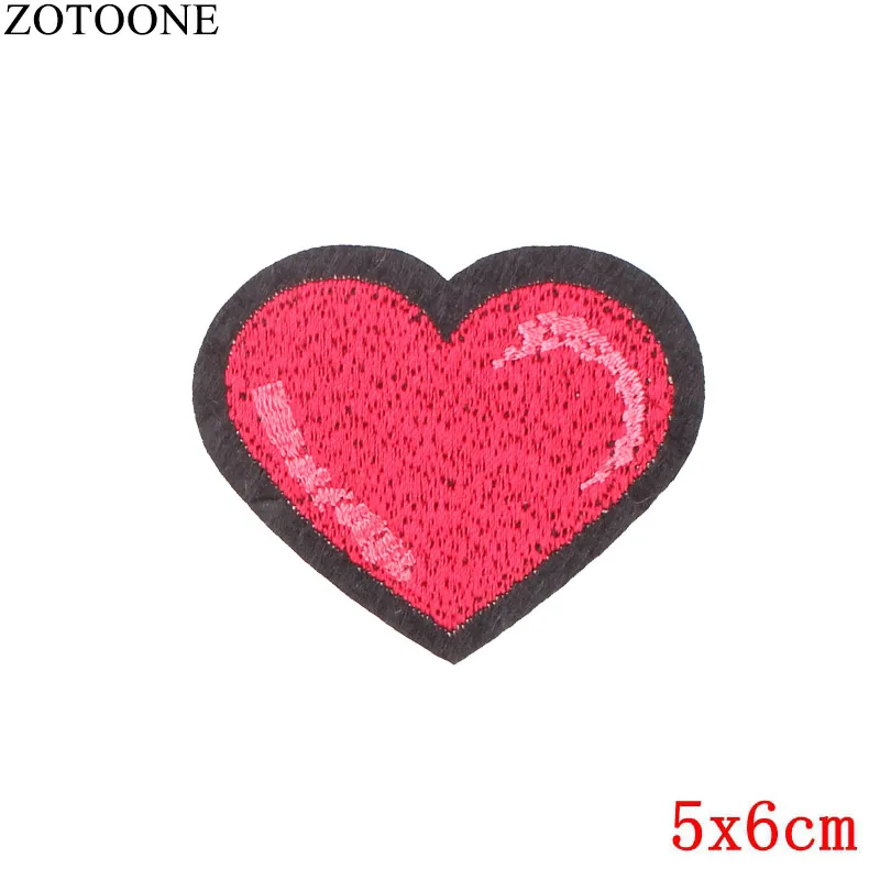 Buy ZOTOONE Heart Iron-On Patches - Embroidery, Sequin, Applique for Clothes - $16.00