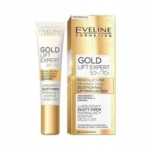 Eveline Gold Lift Expert Luxury Crema rassodante contorno occhi e labbra dorata - £22.21 GBP