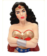 Wonder Woman 44121 Bust 3D Sculpted Figural Bank 7.5&quot; H PVC Vinyl - $24.74