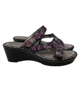 Alegria Loti Funtastic Wedge Sandals Womens 39 US 9 Purple Iridescent Me... - $22.72