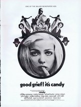 Candy 1968 ORIGINAL Vintage 9x12 Industry Ad Marlon Brando Ringo Starr - $29.69