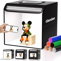 Glendan Light Box Photography, 12&quot;X12&quot; Portable Photo Box Shooting Tent ... - $46.99