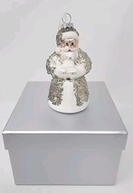 Valerie Parr Hill Glitter Santa Ornament in box U267A - $18.99