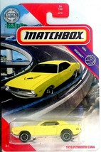 2021 Matchbox 1970 Plymouth Cuda Yellow MBX Highway 56/100 - £7.05 GBP