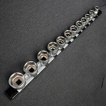 Tone HSC312   3/8" drive 6-pnt. metric NUT HOLD socket set 8-24mm Made i... - $162.95