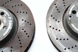 2010-2014 MERCEDES E350 W207 COUPE RWD FRONT LEFT AND RIGHT DRILLED ROTORS P8003 image 4