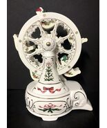Avon Holiday Porcelain Ferris Wheel Music &amp; Motion Box Oh Christmas Tree... - €43,97 EUR