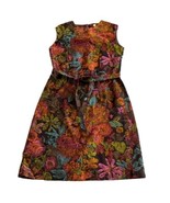 Vintage Fit 1960s Neiman Marcus Floral Pattern Belted Shift Sheath Dress... - $190.00