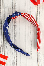 Multicolor American Flag Bow Knot Wide Headband - $76.01 MXN