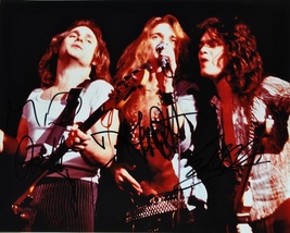 VAN HALEN SIGNED Photo x3 - Eddie Van Halen, David Lee Roth, Michael Anthony w/c - £673.54 GBP
