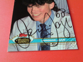 1991-92 Jaromir Jagr Hand Signed Autographed Authentic Rookie Stad Club - £63.75 GBP