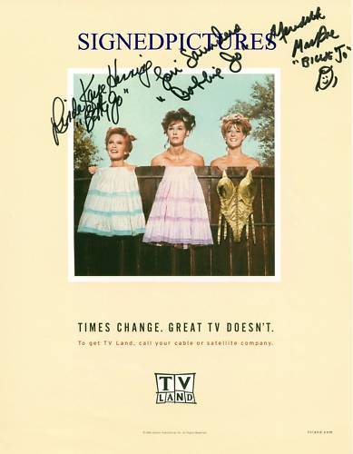 PETTICOAT JUNCTION CAST SIGNED AUTOGRAPH 8X10 RP PHOTO BETTY BOBBIE JO