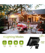 Kawaya Outdoor String Lights Solar Powered USB Charge, Waterproof Solar ... - £24.69 GBP