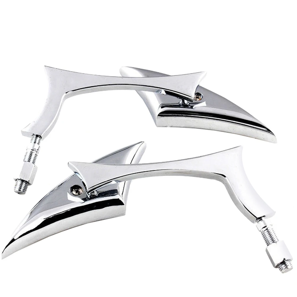 2Pcs 8/10mm Universal Aluminum Alloy Motorcycle Bar End Side Rearview Mirrors  m - £245.82 GBP