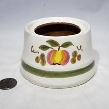 Stangl Pottery Apple Delight Sugar Bowl VTG Hand Painted No Lid Replacem... - $14.95