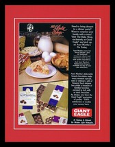 ORIGINAL Vintage 1998 Giant Eagle Bake Shop 11x14 Framed Advertisement - $34.64