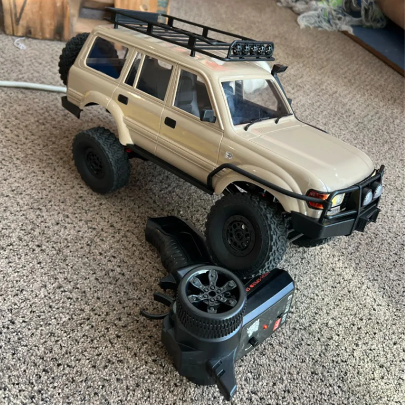 WPL Rc Trucks 4x4 Offroad C54-1 LC80 Crawler Simulate Full Scale 260 Motor Off - £65.57 GBP+