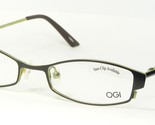 OGI 2211 690 Dunkel Lila/Limette Grün Brille Brillengestell 46-18-135mm ... - $56.95