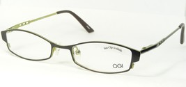 OGI 2211 690 Dunkel Lila/Limette Grün Brille Brillengestell 46-18-135mm Korea - £44.59 GBP
