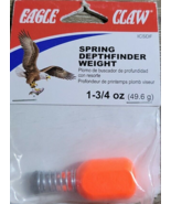 Eagle Claw Spring Depth Finder Weight, 1-3/4 oz. Orange-BRAND NEW-SHIP N... - $88.20 CAD