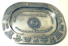 George W. Bush Inauguration Texas 41st U.S. Platter Republicans President USA - £665.86 GBP