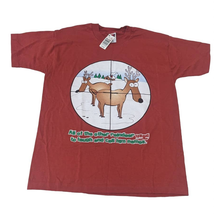 Christmas Funny Graphic T Shirt Large Vintage 90s - £19.35 GBP