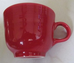 Fiesta Small Mug in Scarlet Color Ceramic Mug by Homer Laughlin- Lead Free - £11.21 GBP