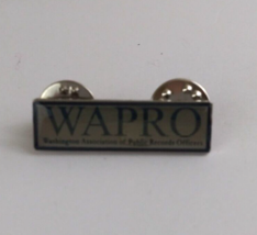 Vintage WAPRO Washington Association Of Public Records Officers Lapel Ha... - £5.71 GBP