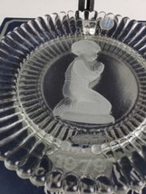 Goebel Annual 1979 Crystal Glass Plate - Little Boy Kneeling &amp; Praying -... - £7.98 GBP