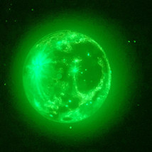 Green Glow in the Dark Paint 1-2 oz  luminescent, Sensory UV Neon Super Bright - $11.86+