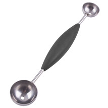 Appetito Stainless Steel Double Melon Baller with Soft Grip - £13.24 GBP